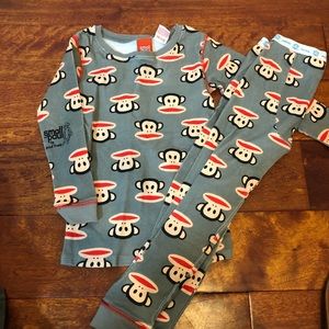 Small Paul Paul Frank Monkey Face PJs